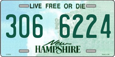 NH license plate 3066224