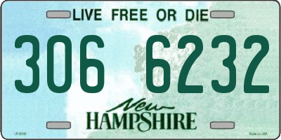 NH license plate 3066232