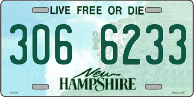 NH license plate 3066233