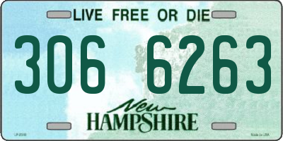 NH license plate 3066263