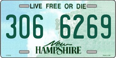 NH license plate 3066269