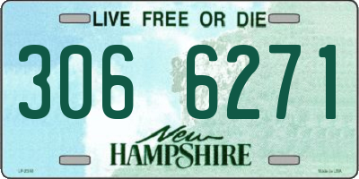 NH license plate 3066271