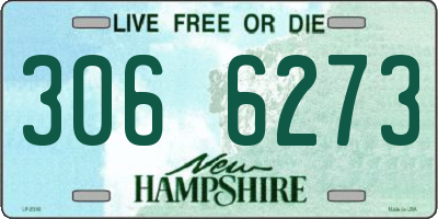NH license plate 3066273