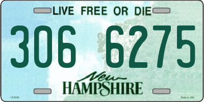 NH license plate 3066275