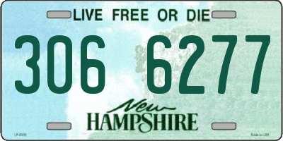 NH license plate 3066277