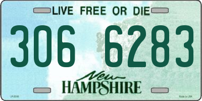 NH license plate 3066283