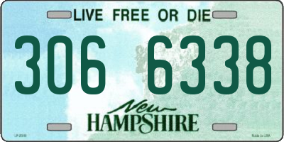 NH license plate 3066338