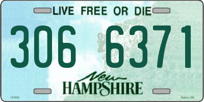 NH license plate 3066371