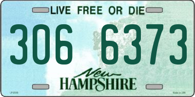 NH license plate 3066373