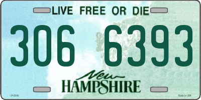 NH license plate 3066393