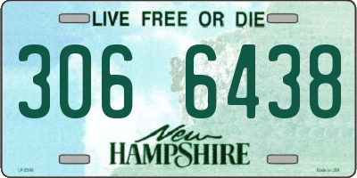 NH license plate 3066438