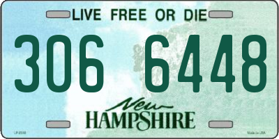 NH license plate 3066448