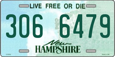 NH license plate 3066479