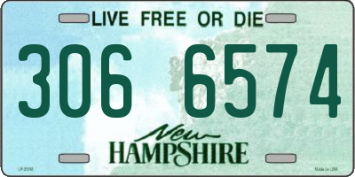 NH license plate 3066574