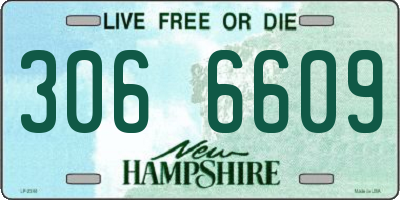 NH license plate 3066609