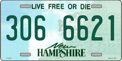 NH license plate 3066621