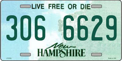 NH license plate 3066629