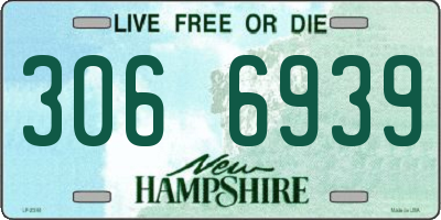 NH license plate 3066939