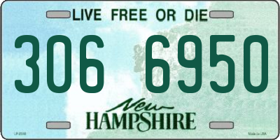 NH license plate 3066950