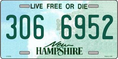 NH license plate 3066952