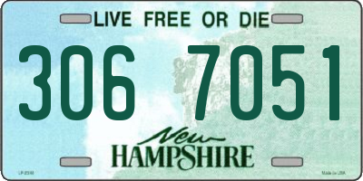 NH license plate 3067051