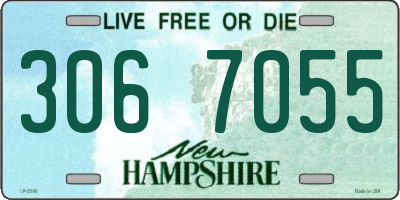 NH license plate 3067055