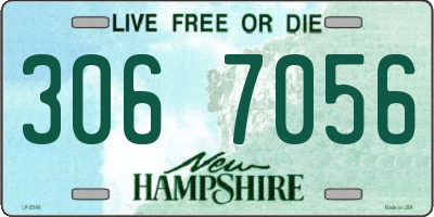 NH license plate 3067056