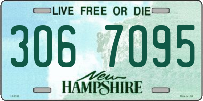 NH license plate 3067095