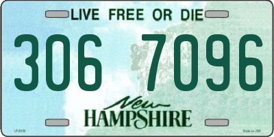 NH license plate 3067096