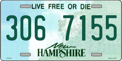 NH license plate 3067155