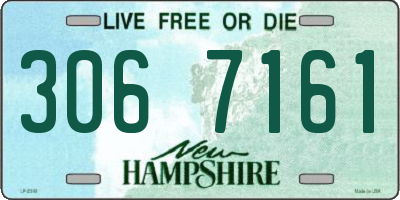 NH license plate 3067161