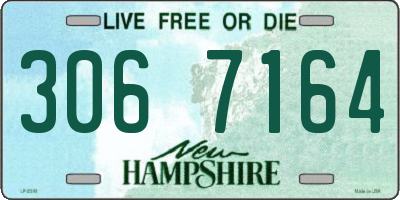 NH license plate 3067164