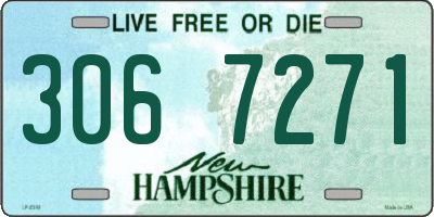 NH license plate 3067271
