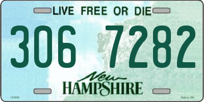 NH license plate 3067282