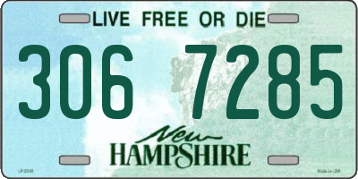 NH license plate 3067285