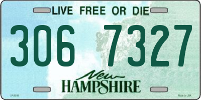 NH license plate 3067327