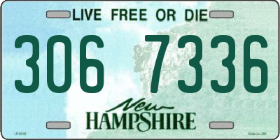 NH license plate 3067336