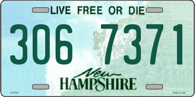 NH license plate 3067371