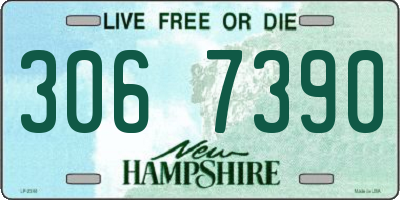 NH license plate 3067390