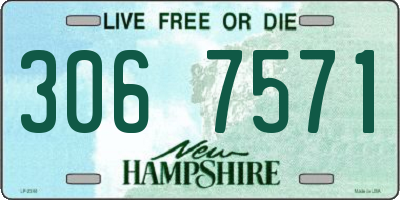 NH license plate 3067571