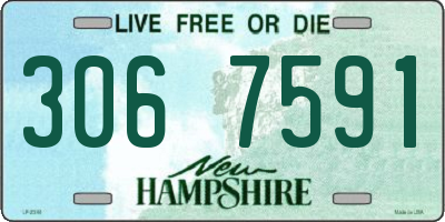 NH license plate 3067591