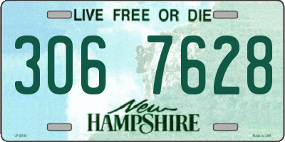 NH license plate 3067628