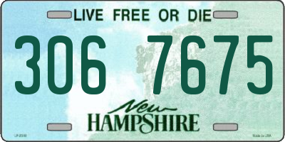NH license plate 3067675