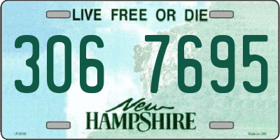 NH license plate 3067695