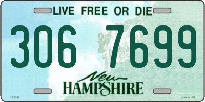 NH license plate 3067699