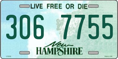NH license plate 3067755