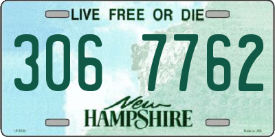 NH license plate 3067762