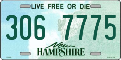 NH license plate 3067775