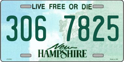 NH license plate 3067825