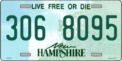 NH license plate 3068095
